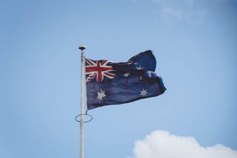 Free Flag of Australia Stock Photo